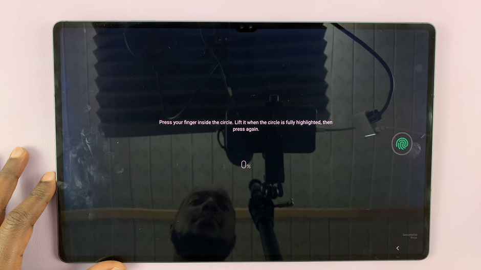 How To Set Up Fingerprint Password On Samsung Galaxy Tab S9 Series