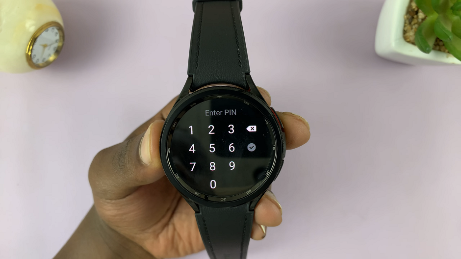 Remove Lock Screen PIN On Samsung Galaxy Watch 6/6 Classic