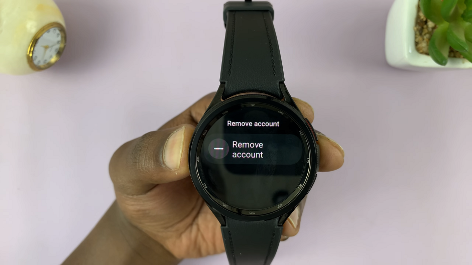 How To Remove Google Account From Samsung Galaxy Watch 6/6 Classic