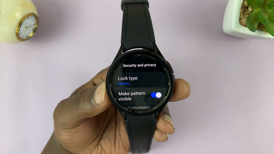 How To Change Lock Screen Pattern On Samsung Galaxy Watch 6/6 Classic
