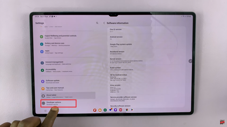 Set Screen Timeout To Never While Charging On Samsung Galaxy Tab S9