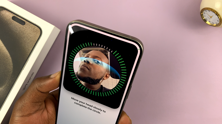 Set Up Face ID Unlock On iPhone 15 or iPhone 15 Pro