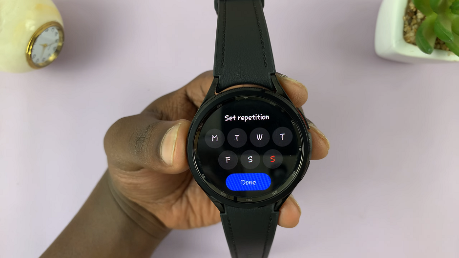 Customize Alarm On Samsung Galaxy Watch 6 and 6 Classic
