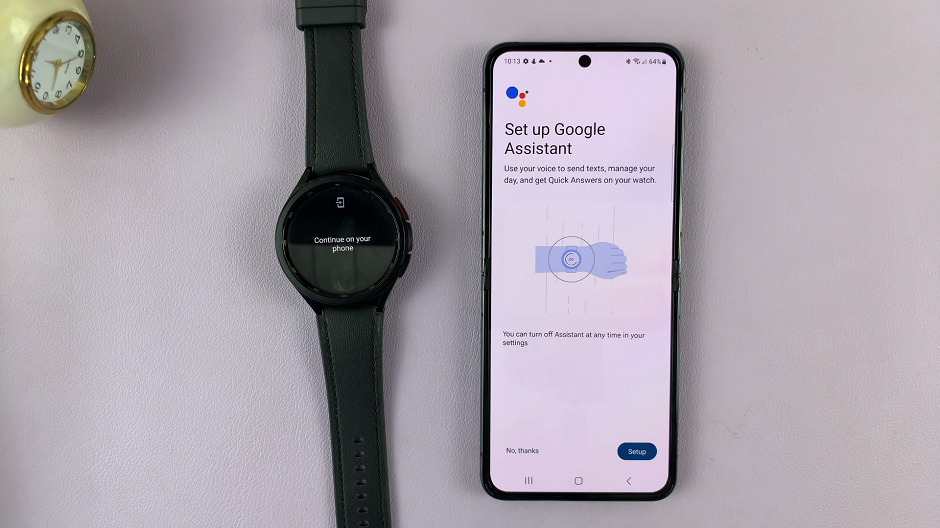 Set Up Google Assistant On Samsung Galaxy Watch 6/6 Classic