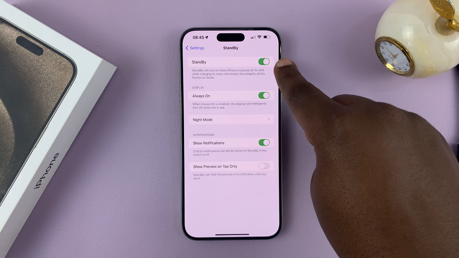How To Turn Standby Mode ON On iPhone 15 & 15 Pro