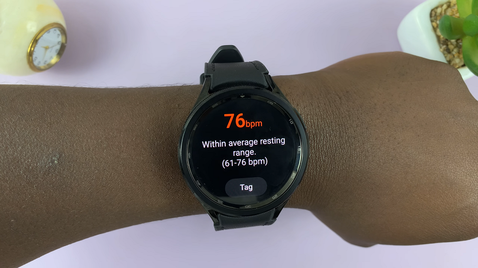 Heart Rate On Samsung Galaxy Watch 6/6 Classic