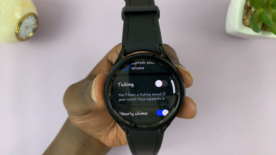 How To Disable Ticking Sound On Samsung Galaxy Watch 6/6 Classic