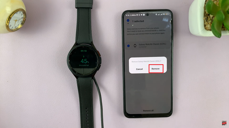 Unpair Samsung Galaxy Watch 6 With Phone
