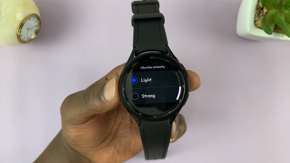 How To Change Vibration Intensity On Samsung Galaxy Watch 6/6 Classic