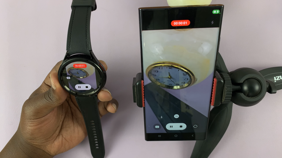 Record With Samsung Galaxy Watch 6/6 Classic as Remote
