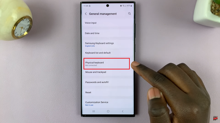 View Physical Keyboard Shortcuts On Samsung Galaxy S23