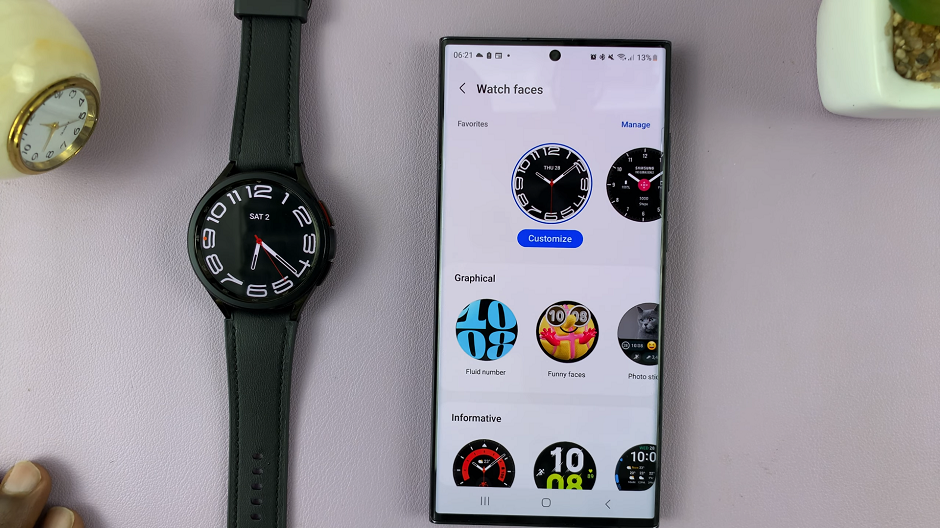 Watch Faces On Galaxy Watch6