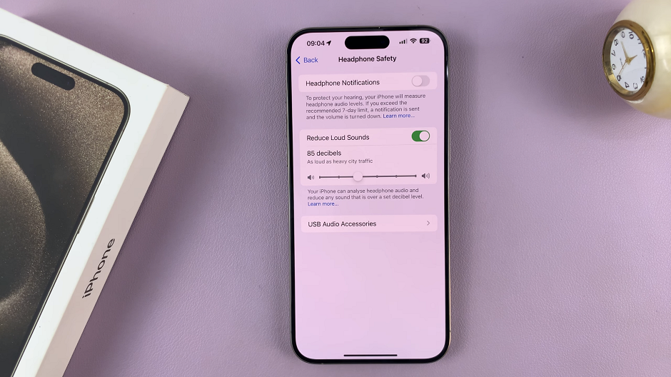 Automatically Reduce Loud Sounds On Headphones In iPhone 15 & iPhone 15 Pro