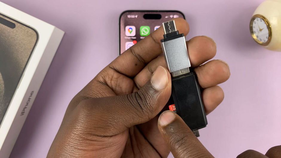 Micro SD Card Reader and USB-C Adapter