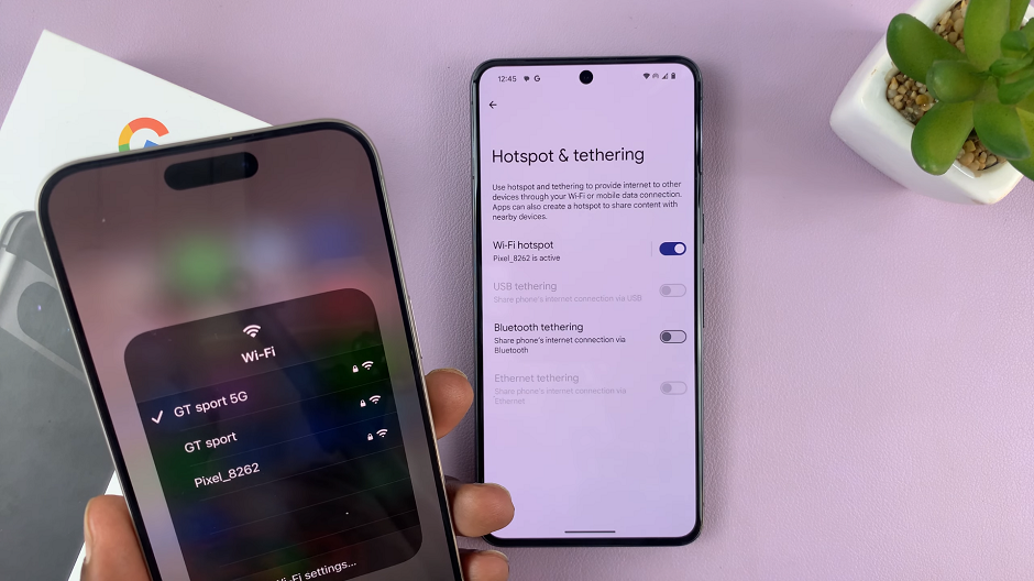 Enable Hotspot Wi-Fi On Google Pixel 8 & Pixel 8 Pro