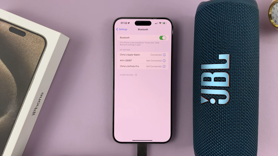 Enable Bluetooth On iPhone 15