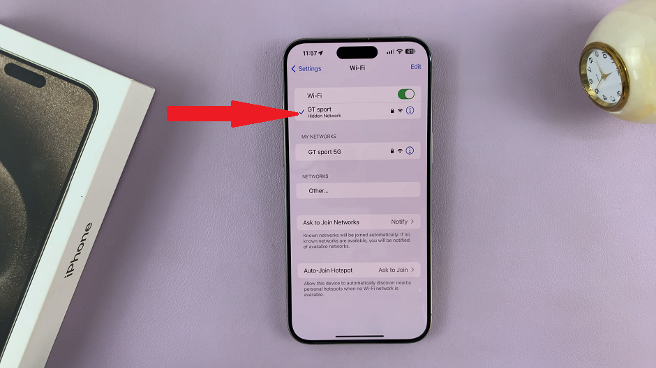 Connect iPhone To Hidden Wi-Fi Network