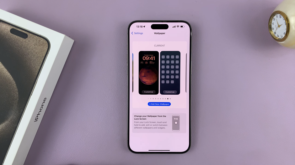 How To Change Lock Screen Wallpaper On iPhone 15 & iPhone 15 Pro