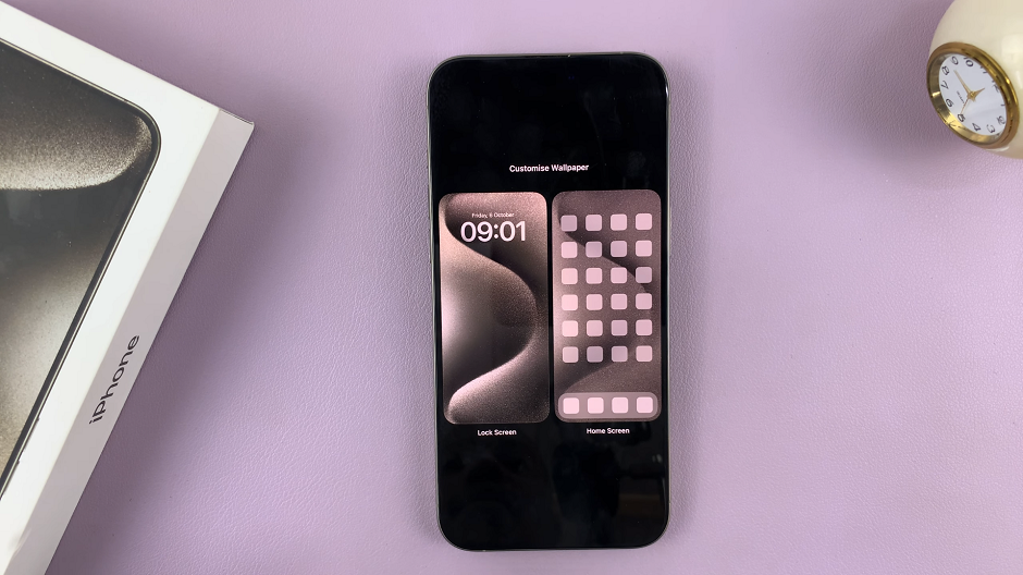Customize Lock Screen Wallpaper