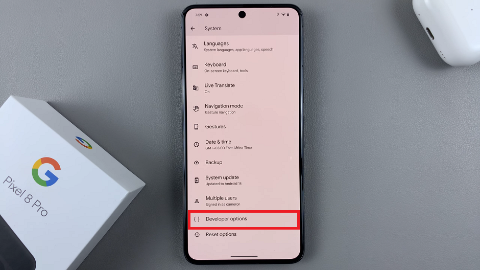 Developer Options On Pixel 8 Pro