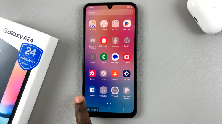 Enter & Exit Safe Mode On Samsung Galaxy A24