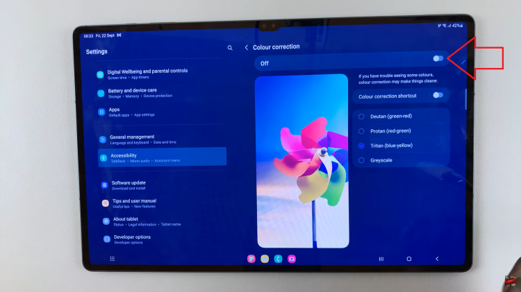 FIX Screen Color On Samsung Galaxy S9 Tablet