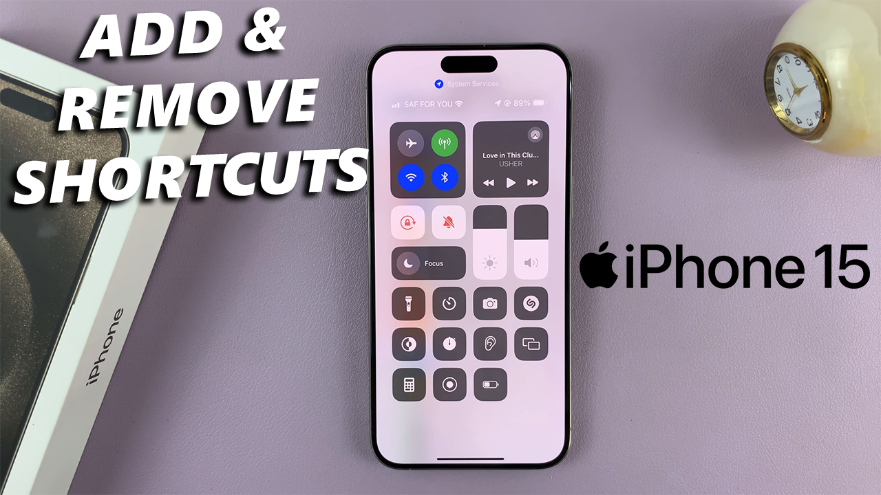 Watch Video: How To Add/Remove Shortcuts On Control Center In iPhone 15 & iPhone 15 Pro