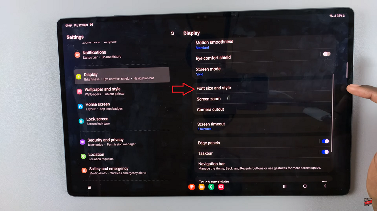How To Change Font Size On Samsung Galaxy Tab S9 & S9 Ultra