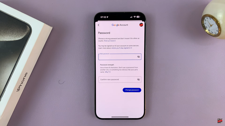 How To Change Google Account Password On iPhone 15 & iPhone 15 Pro