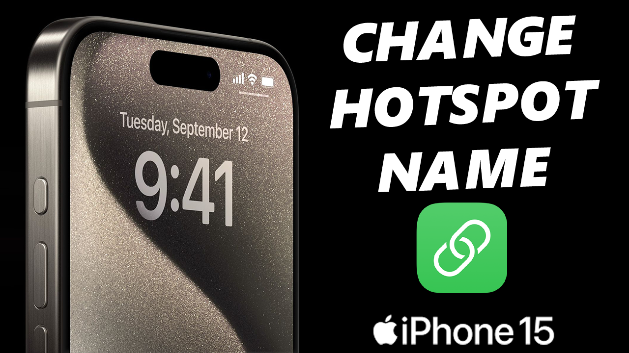 Watch Video: How To Change Hotspot Wi-Fi Name On iPhone 15 & iPhone 15 Pro