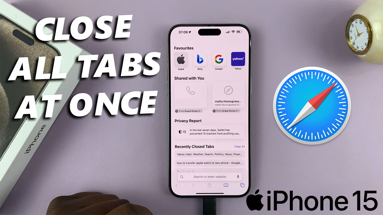 Watch Video: How To Close All Safari Tabs At Once On iPhone 15 & iPhone 15 Pro