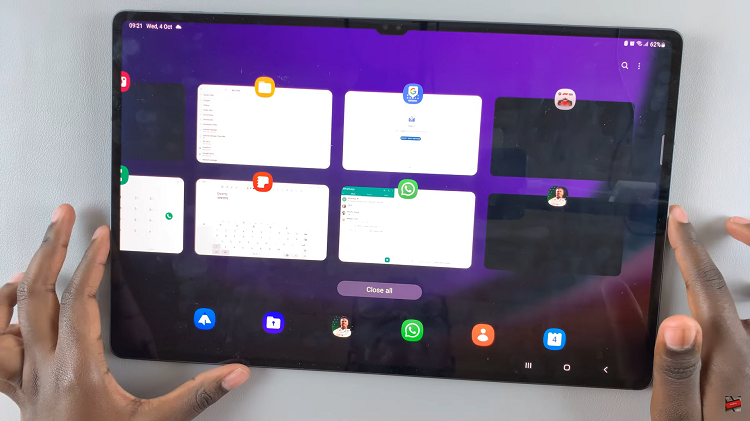How To Close Background Apps On Samsung Galaxy Tab S9 & S9 Ultra