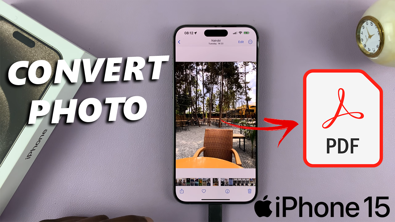 Watch Video: How To Convert Photo To PDF On iPhone 15 & iPhone 15 Pro