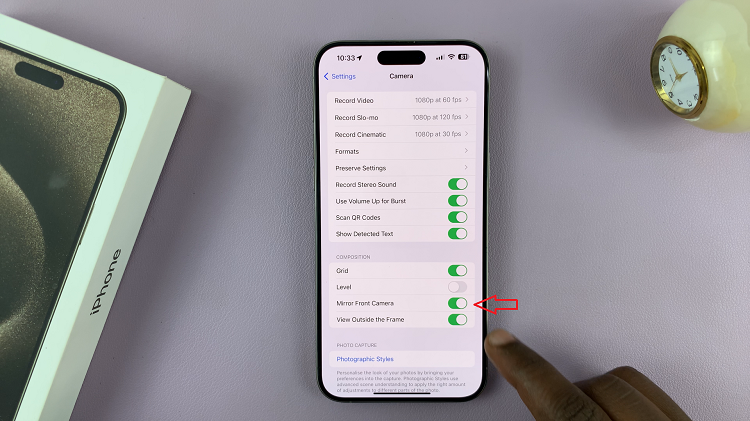 How To Disable Selfie Camera Mirror Effect On iPhone 15 & iPhone 15 Pro