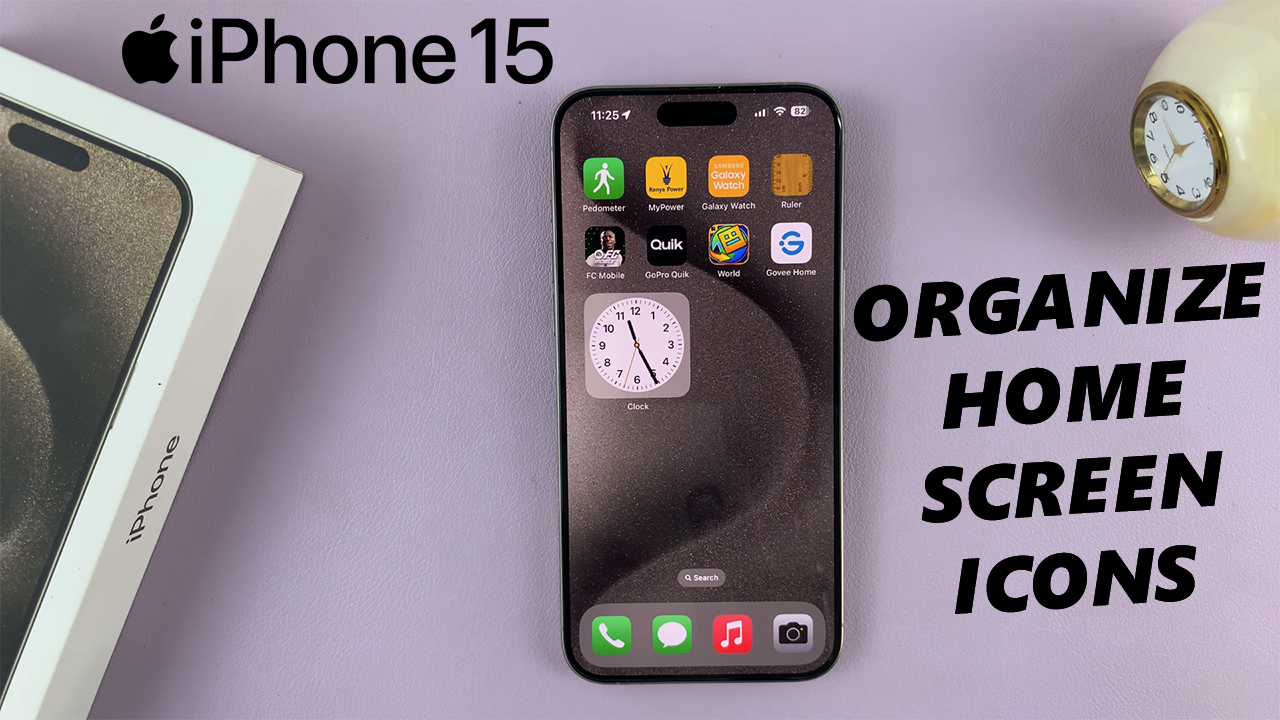 Watch Video: How To Rearrange Home Screen Icons On iPhone 15 & iPhone 15 Pro