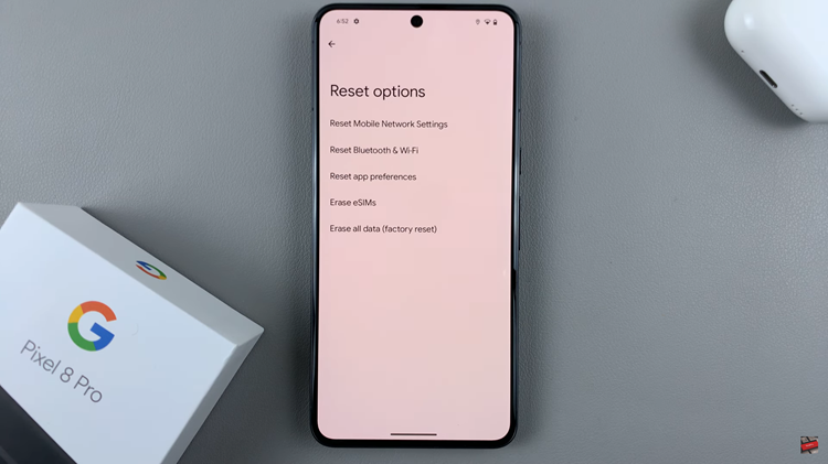 How To Reset Network Settings On Google Pixel 8 & 8 Pro