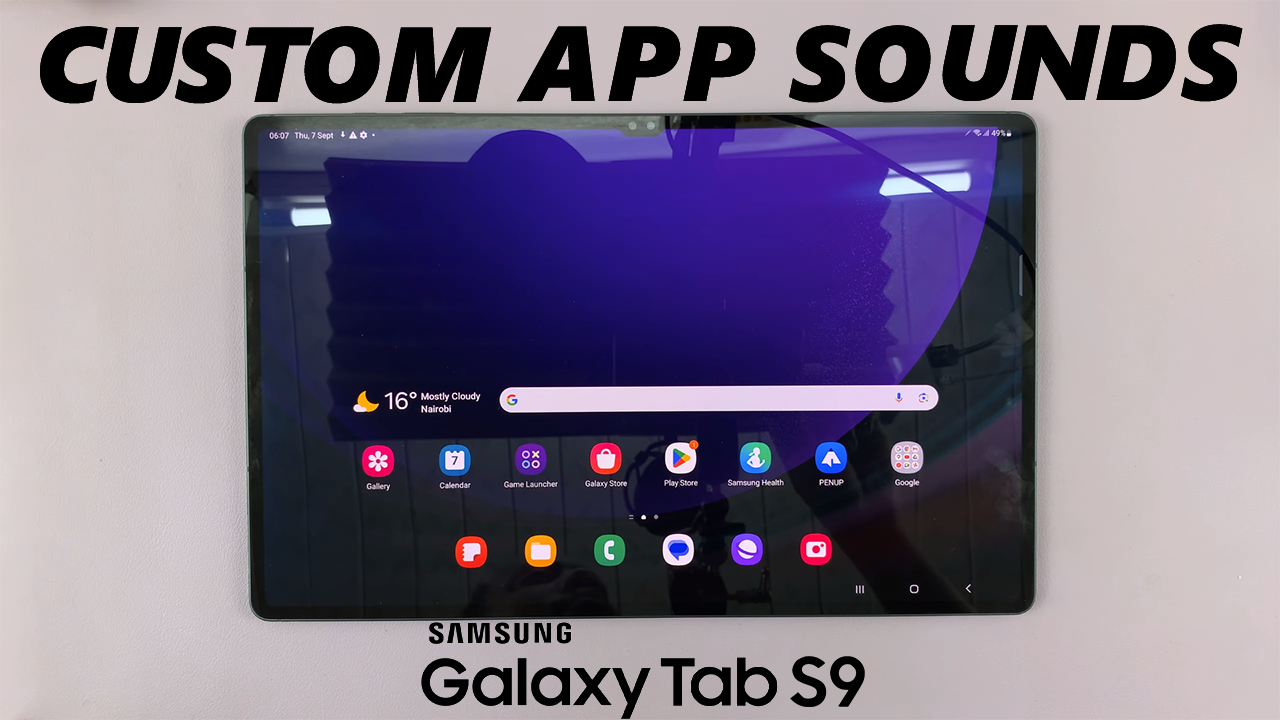 Watch Video: How To Set Custom Notification Sounds For Different Apps On Samsung Galaxy Tab S9 Series