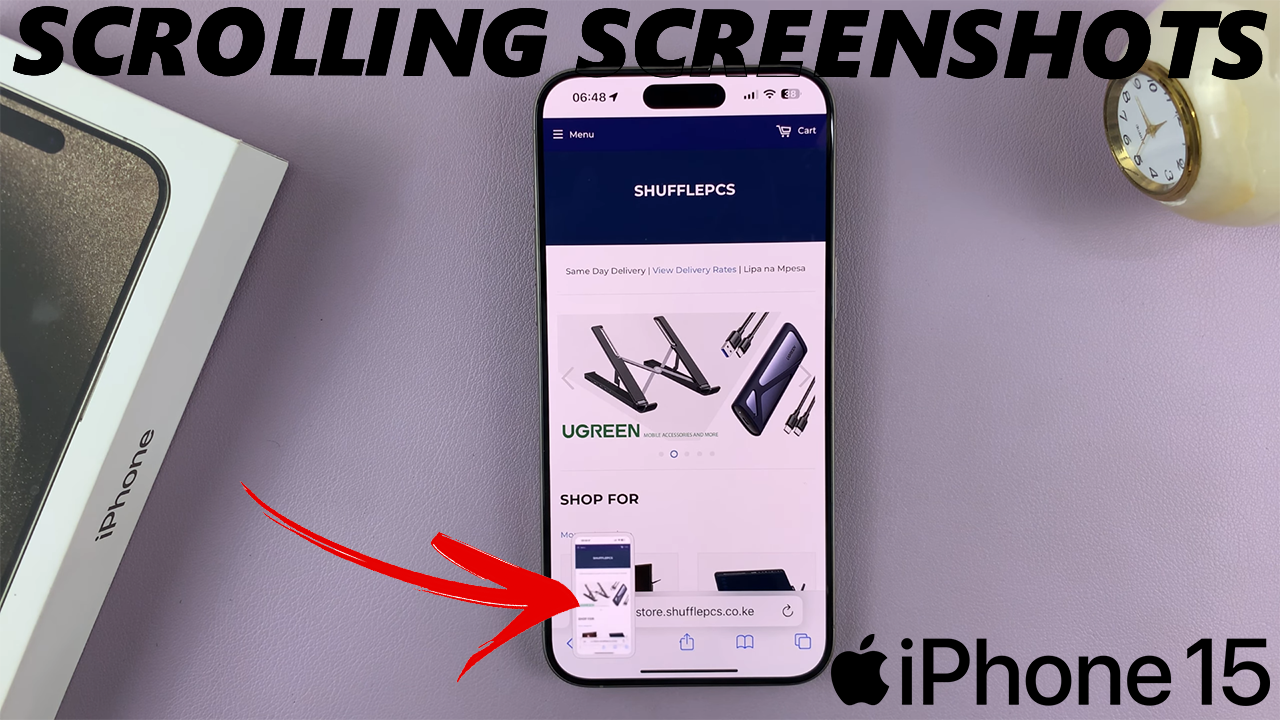 Watch Video: How To Take Scrolling Screenshots On iPhone 15 & iPhone 15 Pro