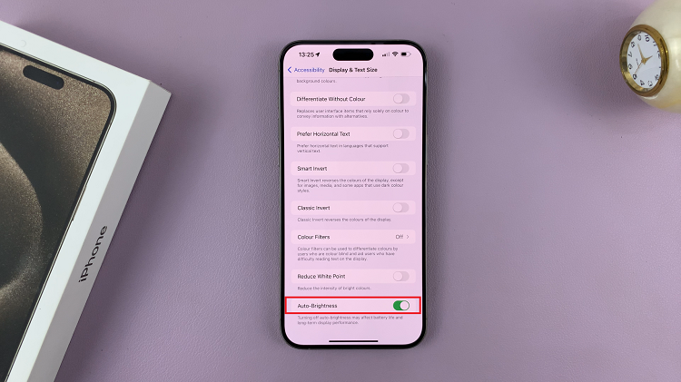 How To Turn OFF Automatic Brightness On iPhone 15 & iPhone 15 Pro