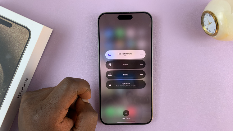 How To Turn ON Do Not Disturb Mode On iPhone 15 & iPhone 15 Pro