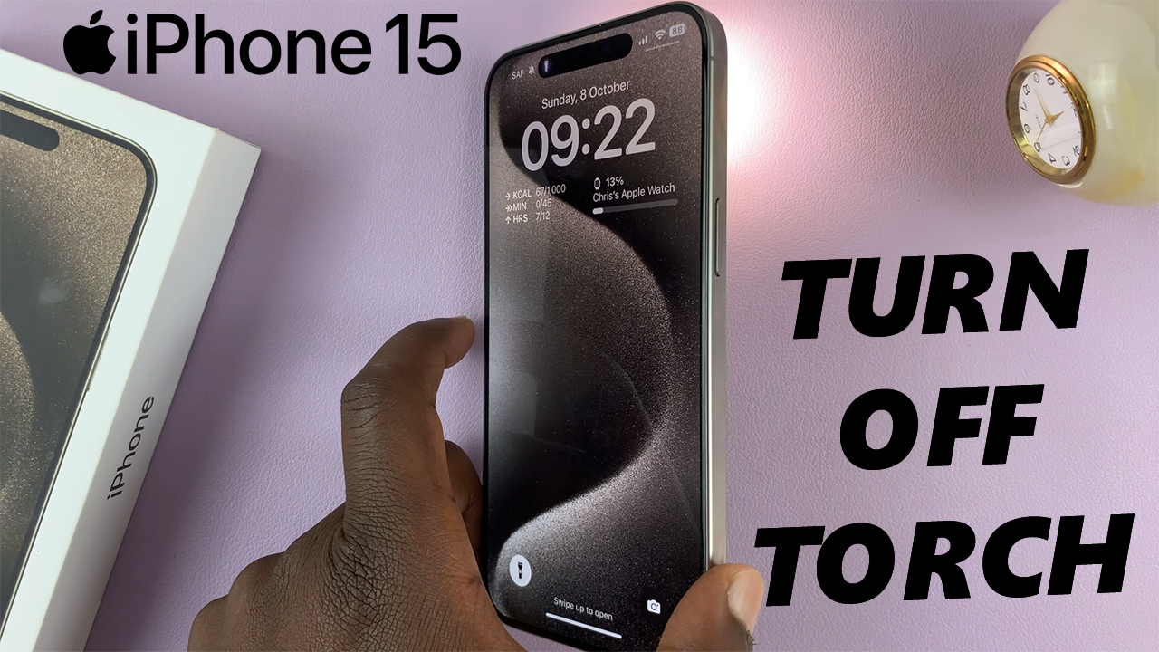 Click to Watch: How To Turn Off Flashlight (Torch) On iPhone 15 & iPhone 15 Pro
