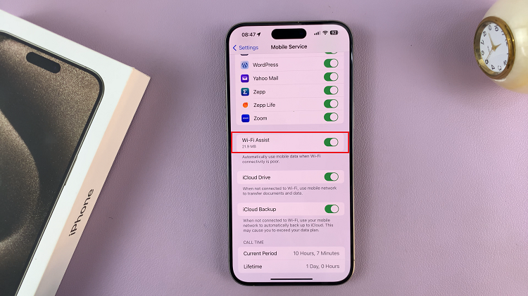 How To Turn WIFI Assist ON & OFF On iPhone 15 & iPhone 15 Pro
