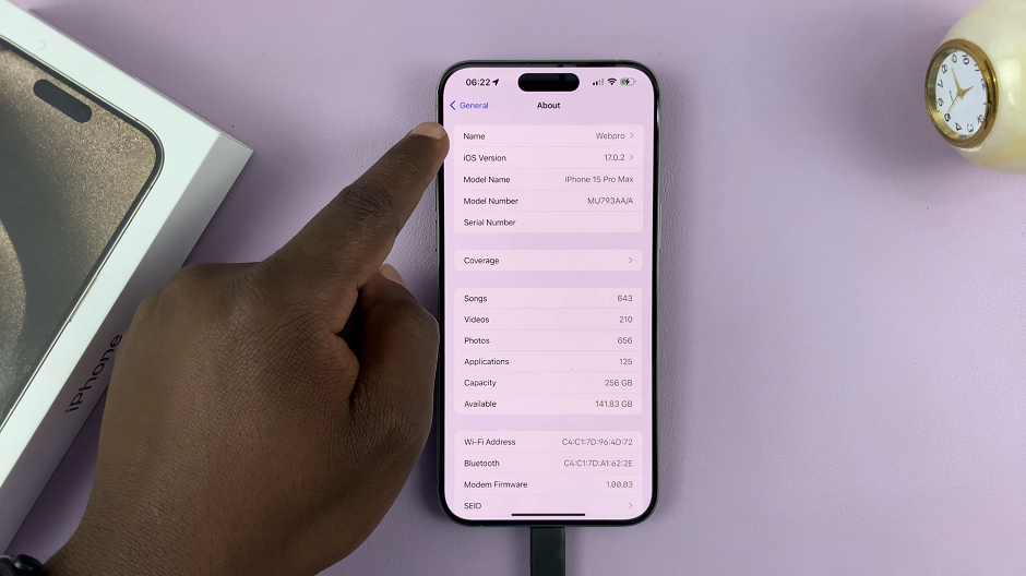 Renamed Bluetooth On iPhone 15 & iPhone 15 Pro