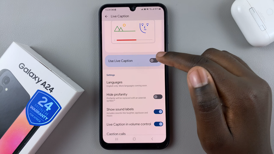 How To Turn Live Captions OFF On Samsung Galaxy A24