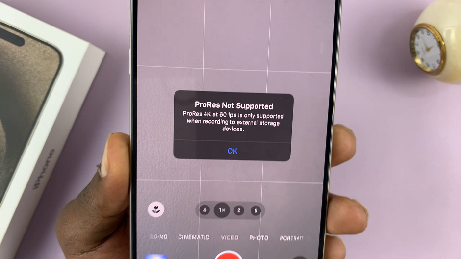 ProRes Not Supported
