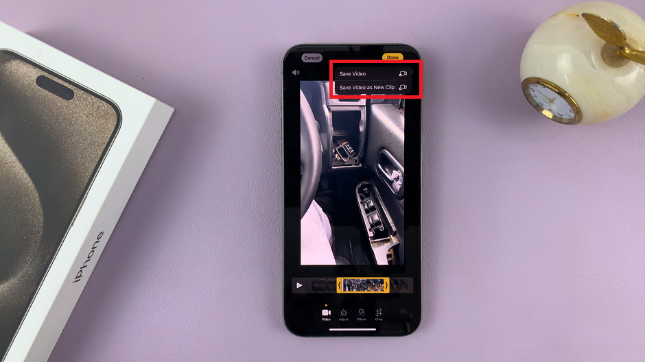 How To Save Trimmed Videos Using iPhone 15 & iPhone 15 Pro