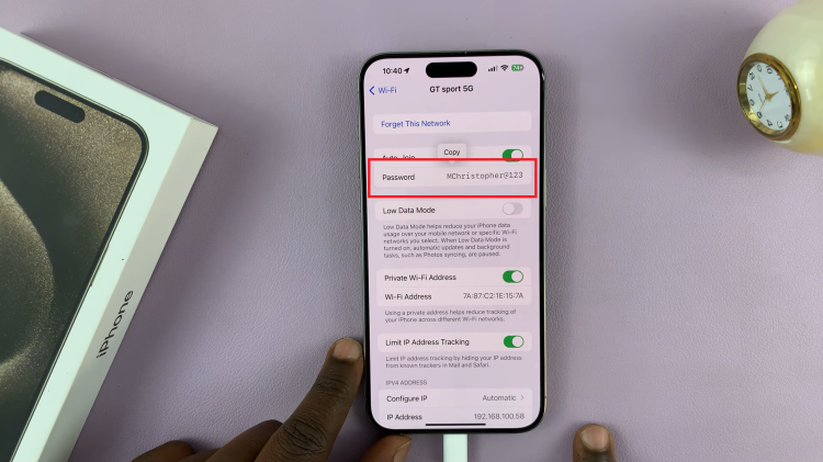 See Your Wi-Fi Password On iPhone
