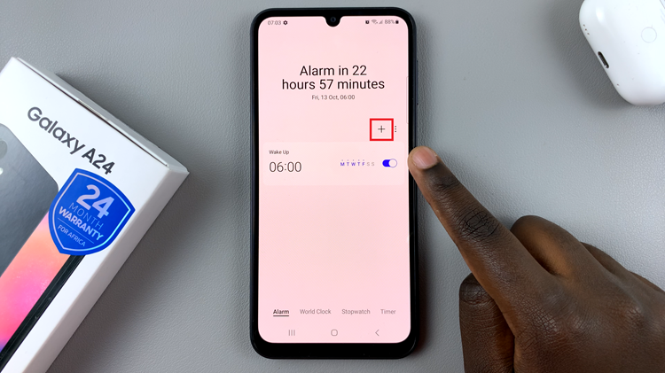 Set Alarm On Samsung Galaxy A24