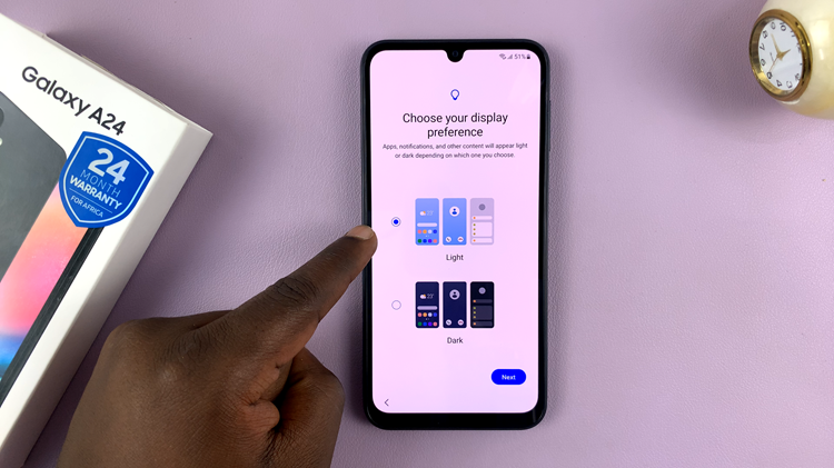 Set Up Samsung Galaxy A24