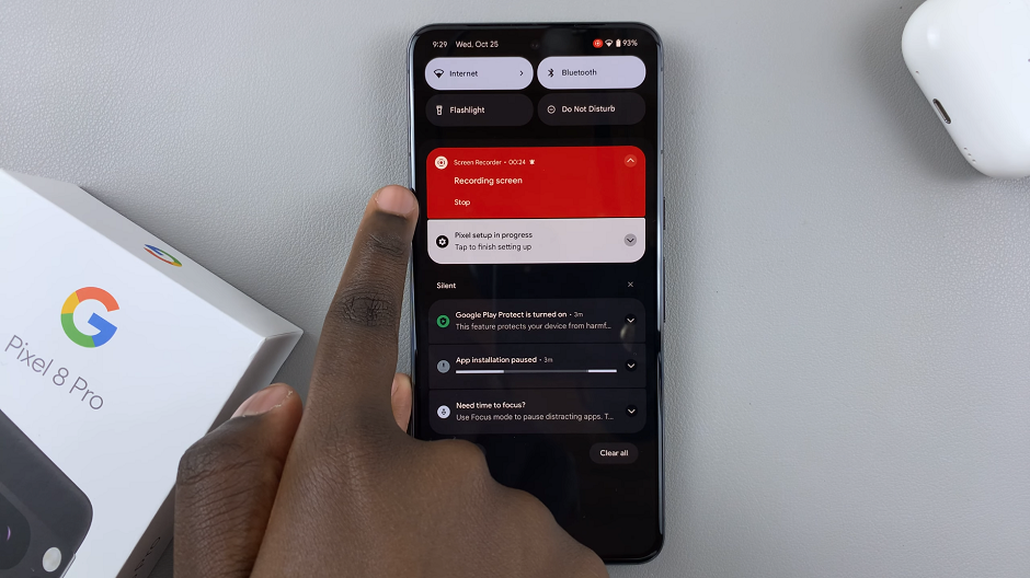How To Stop Screen Recording On Google Pixel 8 & 8 Pro